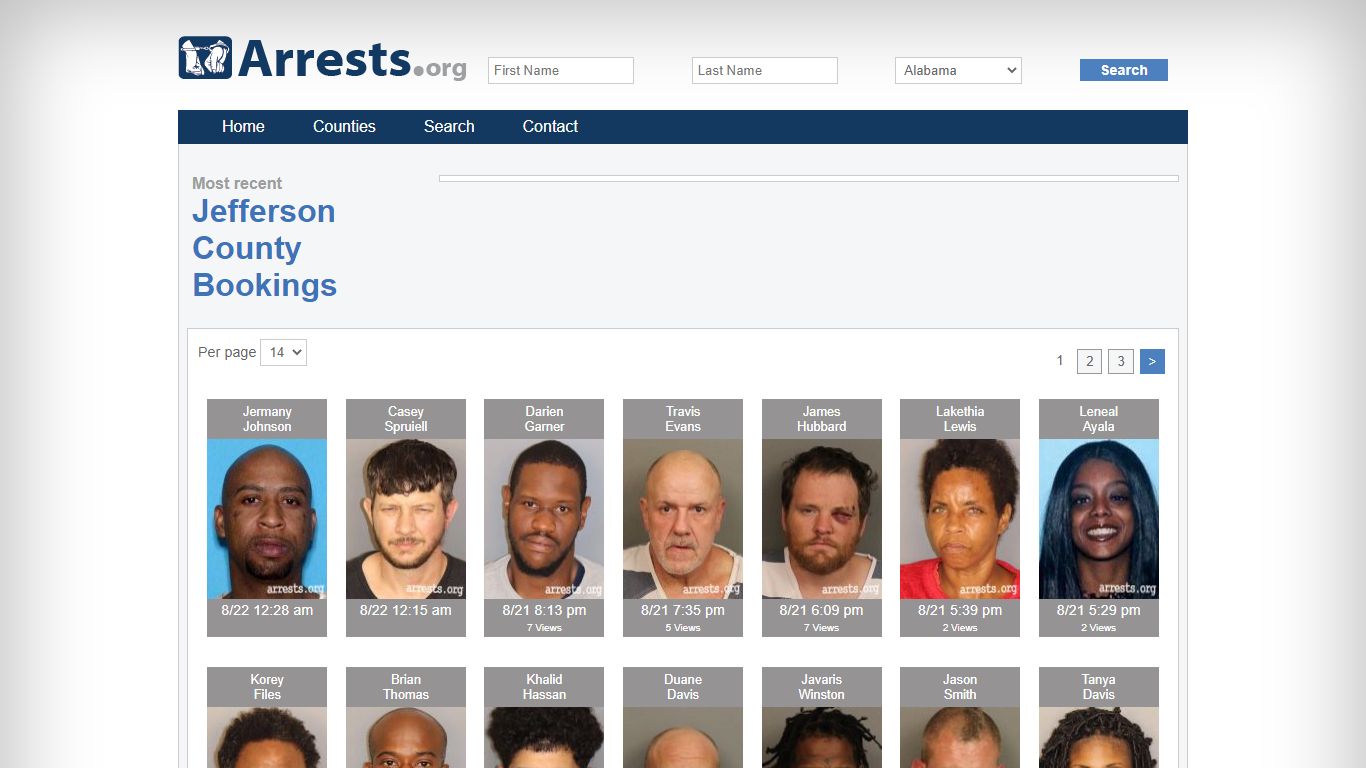 Jefferson County Arrests and Inmate Search