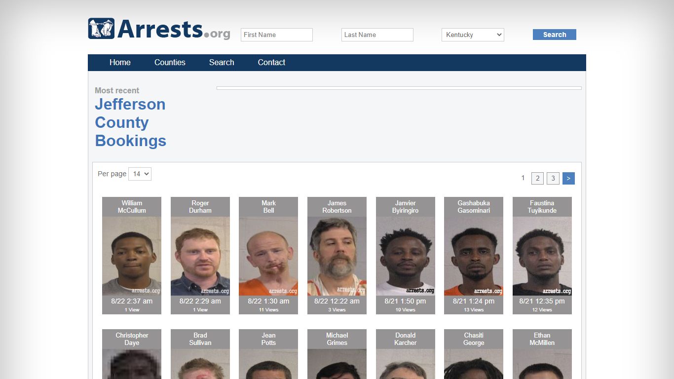 Jefferson County Arrests and Inmate Search